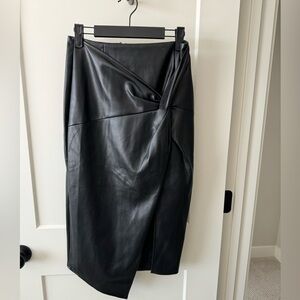 Vici vegan leather skirt